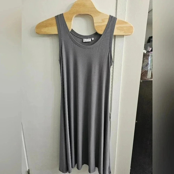 NWT Womens Size Large Habitat Clothes Live In Gray Sheath Dress - Picture 1 of 5
